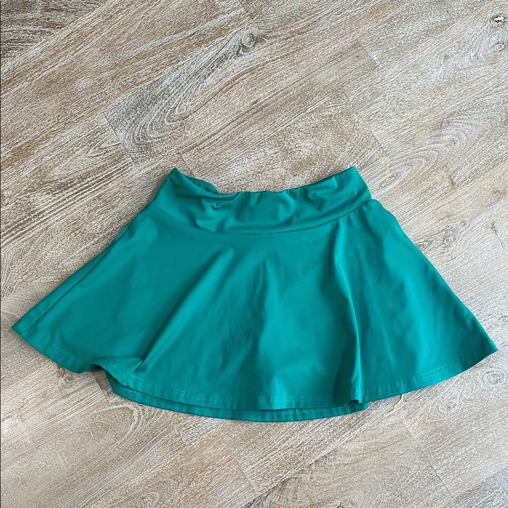 Teal Mini Skirt